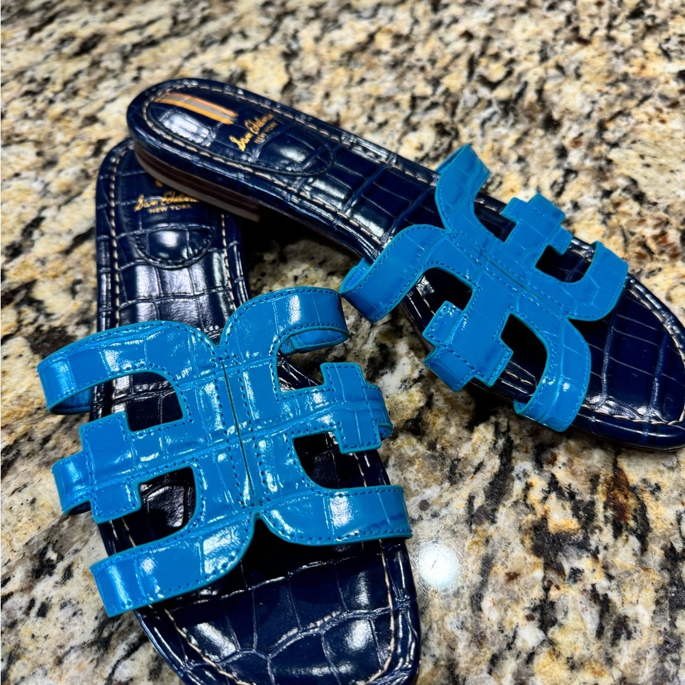 Sam Edelman Sz 10 Turquoise sandals
